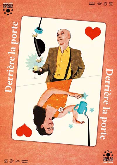 affiche derrière la porte